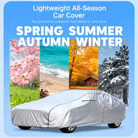 Housse de voiture en PEVA texturé épaisse et imperméable, universelle, résistante aux intempéries, au soleil, à la poussière, à la neige et aux UV, pour l'extérieur