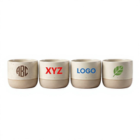 Tasse à café en céramique mate sans anse personnalisée, idéale pour les cadeaux promotionnels, les voyages et l'hôtellerie