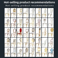 Chaises de salle à manger vintage en plastique style européen avec dossier en rotin pour l'intérieur, les hôtels, les mariages et les banquets - Vente en gros pour le commerce extérieur