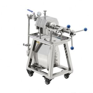 Edible Cooking Oil Press Filter Multilayer Plate and Frame Oil Filter <b>Fryer</b> Oil Water Filter Mini Stainless Steel Equipment - Product Image 1