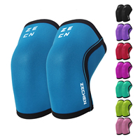 Genouillères en néoprène Zechen Fitness 5 mm/7 mm, deux pièces, disponibles en matériaux SBR et SCR, soutien pour le fitness et la musculation