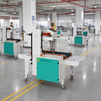 Machine de scellage automatique de cartons ML-5050XE, machine à banderoler et à sceller les cartons pour ligne d'emballage