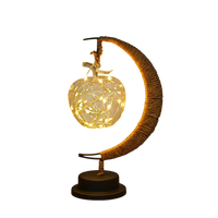 Lumières de Noël en verre en forme de cœur LED, alimentation double par piles et USB, IP44, cadeau d'anniversaire fait main, 50 000 heures d'autonomie