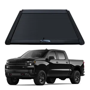 Accessoires de voiture, 4x4, couvercle de volet roulant en Aluminium, couvercle de Tonneau rétractable pour Ford Ranger raptor F150