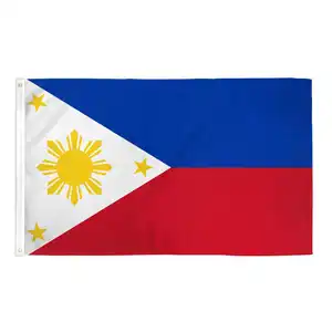 פיליפינים דגל ישיר סיטונאי מפעל מחיר כל סוגים שונים של המדינה הלאומי דגלי העולם
