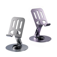 Support universel pour téléphone portable en métal, réglable multi-angles, 360° °   Rotation, métal antidérapant, compatible avec tous les smartphones