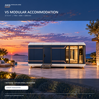 Capsule spatiale de luxe modulaire personnalisée à marque privée, en gros, pour projets de développement de centres de bien-être et de retraite
