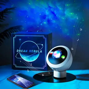 Lampe de projection de l'univers romantique 3D ciel étoilé projecteur d'étoiles rotatif projecteur LED veilleuse lampe de table pour chambre d'enfants