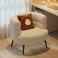 Fauteuil pouf tendance capitonné inclinable, minimaliste et moderne, avec structure en bois massif, rembourrage en mousse, couleur personnalisable, mobilier de salon