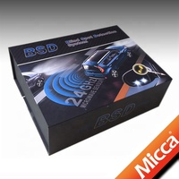 BSD03 BSD/BSM Système de détection d'angle mort 24GHz Capteurs à micro-ondes, Système de surveillance d'angle mort 12V Universel pour voiture