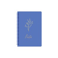 Carnet de notes A5 personnalisable pour bureau et étudiants, couverture givrée en PP, 80 feuilles, spirale, fourni par l'usine