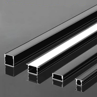 Profil de lumière LED populaire décoration murale canal en aluminium pliant
