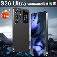 Venta Directa de Fábrica, S26 Ultra, 16GB de RAM, 1TB de Almacenamiento, Teléfono Inteligente de 7.3 Pulgadas, Cámara de 108MP, Android 15, CDMA, LTE