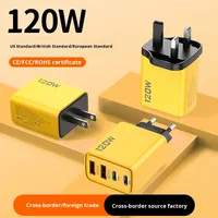 Vente chaude Portable personnalisable EU/US/UK Plug 4 ports chargeurs rapides adaptateurs type-c PD QC chargeur adaptateur de voyage