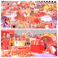 Parque Infantil Interior Ecológico y Suave con Muebles para Juegos de Rol, Piscina de Pelotas para Niños, Gimnasio, Centro de Juegos, Parque de Aventuras