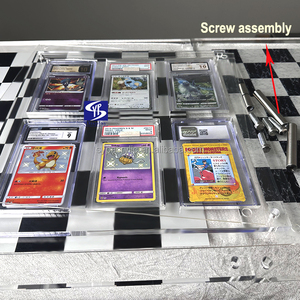 Porte-cartes gradué en acrylique transparent personnalisé SYP pour BGS 9.5 Vince Young 2006 Sage Aspire # Présentoir pour 3 cartes de <span class=keywords><strong>rookie</strong></span>, <span class=keywords><strong>6</strong></span> emplacements pour cartes classées - Product Image 5