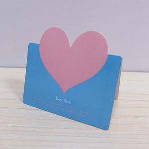 Cartes pliantes personnalisées en forme de cœur découpées au laser, style créatif, papier kraft, impression offset, taille personnalisée, pelliculage, remerciements de mariage - Product Image 6