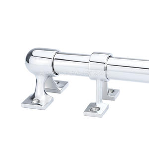 Base de Soporte para Barandilla de Cubierta Marina, Soporte de Doble Pata para Conector de Hardware de Yate Central Delantero y Trasero - Product Image 5