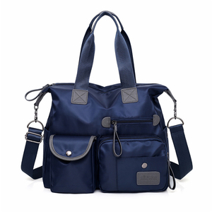 Sac à main personnalisé à bandoulière unique, style rétro sportif, fermeture éclair, grande capacité, sac fourre-tout pour femme, sac bandoulière pour les courts séjours - Product Image 1