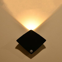 Capteur de mouvement intelligent sans fil Rechargeable, éclairage d'escalier d'intérieur, lumières de pas à LED pour chambre à coucher
