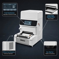 Machine à faire des rouleaux de sushi automatique en acier inoxydable de qualité commerciale avec une capacité de 8 kg, rouleau à maki haute efficacité pour restaurants