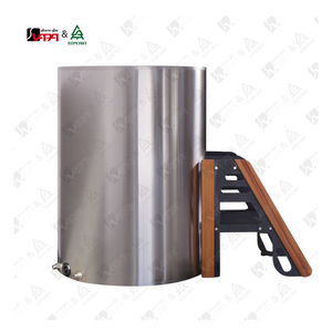 อ่างสปาแบบตั้งพื้น <span class=keywords><strong>Vapa</strong></span> CT017 สแตนเลส 304 คู่ 2 ชั้น ดีไซน์ทันสมัย 3 ขนาด พร้อมฝาปิด บันได สำหรับ 1 คน แช่ตัว ระบบทำความเย็นภายนอก รับประกัน 1 ปี - Product Image 4