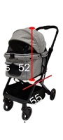 Poussette pour animaux de compagnie pliable à 4 roues en aluminium imperméable, multifonctionnelle, chariot de transport pour animaux de compagnie, promenade de chien, camping, voyage en plein air