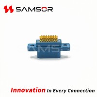Conector Rectangular de Soldadura Micro-D J30-15ZKSL con Carcasa de Plástico, Serie J30, para Vehículos No Tripulados