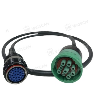 สายเคเบิลวินิจฉัย OBDII สำหรับเครื่องสแกนรถบรรทุก Vocom II 88890300 สายเชื่อมต่อ 16 พิน รับประกัน 1 ปี - Product Image 5