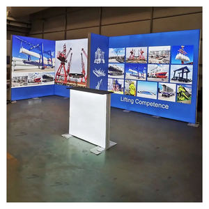 Cabina portátil de alta calidad 10x10, diseño Modular, marco de aluminio de fácil construcción, cajas de luz publicitarias de tela de tensión SEG - Product Image 1