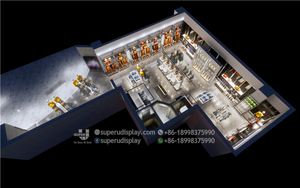 पेशेवर कपड़े की दुकान इंटीरियर डिजाइन विचारों लक्जरी कपड़े की दुकान डिजाइन - Product Image 6