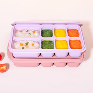 Moule à sucettes glacées pour lait maternel pour bébé, en silicone de qualité alimentaire, sans BPA, capacité de 420 ml, plateau de congélation pour aliments pour bébés faits maison, distributeur de fruits - Product Image 2