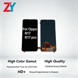 สำหรับ <span class=keywords><strong>OPPO</strong></span> R17 R17 Pro <span class=keywords><strong>โทรศัพท์</strong></span>มือถือ หน้าจอ OLED/TFT ขนาด 6.4 นิ้ว แบบสัมผัสในตัว ความสว่างสูง ซ่อมง่าย เปลี่ยนได้ รับประกัน 1 ปี - Product Image 1