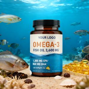 OEM <strong>Omega</strong> <strong>3</strong> Fish Oil Softgels Improve Immunity For Women 120 Count GMO Free Not For Pregnant Women - Product Image 4