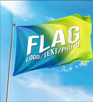 Drapeaux d'extérieur en polyester écologiques personnalisés à prix de gros, drapeaux nationaux, designs personnalisés, n'importe quel logo numérique