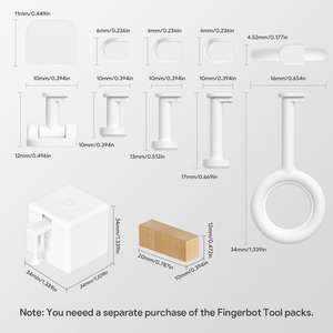 Zigbee Fingerbot <span class=keywords><strong>Plus</strong></span> Tuya Bouton Poussoir Intelligent Interrupteur Intelligent Nouveau Robot Doigt Smart Life Minuterie Contrôle Vocal Alexa Google Home Alice - Product Image 4