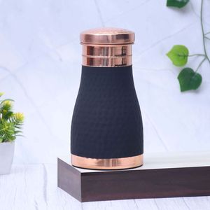 Bouteille d'eau en cuivre imprimée écologique de qualité supérieure – Couvercle sécurisé et couleurs personnalisables pour un usage quotidien - Product Image 2