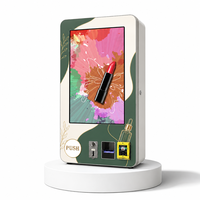Distributeur automatique mural intelligent sans espèces à monnayeur, mini distributeur de batteries externes en gros avec écran tactile et paiement QR/Carte de Crédit