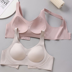 <span class=keywords><strong>Soutien</strong></span>-<span class=keywords><strong>gorge</strong></span> une pièce sans couture grande taille, à bonnets fixes, avec gel push-up, sans armatures, couvrance totale, fermeture dorsale gothique, confortable - Product Image 2