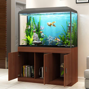 Estante para tanque <span class=keywords><strong>de</strong></span> peces súper blanco, gabinete inferior, base <span class=keywords><strong>de</strong></span> <span class=keywords><strong>entrada</strong></span> para sala <span class=keywords><strong>de</strong></span> estar, gabinete <span class=keywords><strong>de</strong></span> almacenamiento, partición, tanque <span class=keywords><strong>de</strong></span> hierba para acuario - Product Image 2