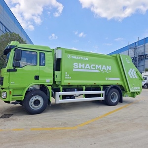 Precio de Fábrica, Camión de Basura de Compresión Shacman L3000 de 15 cbm, Camión Compactador de Residuos de Alta Capacidad de 15000 L - Product Image 2