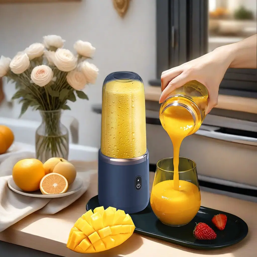 Factory Customized Mini Juicer USB Rechargeable Automatic Fruit Blender Mixer Juicer Cup