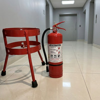 Support trépied pour extincteur CO2 2kg 10lb, support au sol pour extincteur, supports de montage pour extincteur