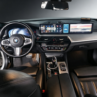 Autoradio DVD stéréo à trois écrans de 12,3 pouces pour BMW Série 5 F10 F11 2011-2017 avec système de navigation GPS CIC NBT