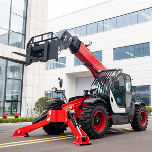 中国製CE認証取得済みテレハンドラー3トン、3.5トン、4トン伸縮式ハンドラーフォークリフト（サポートレッグ付き） - Product Image 2