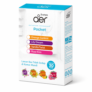 แผ่นน้ำหอมปรับอากาศ Super Aer สำหรับรถยนต์และในบ้าน กลิ่นหอมติดทนนาน กลิ่นส้มซันคิสต์ ลิลลี่ดรีม วานิลลาทวิสต์ โรสคิส - Product Image 2