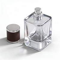 Vente en gros de flacons de parfum en verre rectangulaires mats de qualité supérieure 30ml/50ml/100ml Emballage personnalisé de boîtes de luxe vides