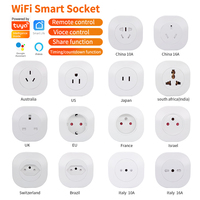 SIXWGH Alexa-pris en charge Smart Home WiFi prise intelligente adaptateur de prise NFC SDK prise murale réseau électronique sortie en plastique synchronisation