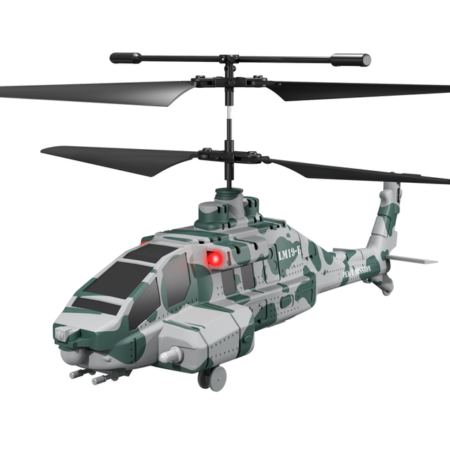Dwi Dowellin 2.4GHz Remote Control Military Army Helicopter with Shooting Mode,Altitude Hold One-Key Takeoff/Landing