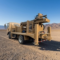 Équipement de forage de puits d'eau monté sur camion durable, plateforme de forage pour l'approvisionnement en eau, forage de puits profonds